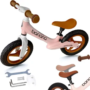 - Adjustable Handlebar and Seat banana slot romantic short cubic midlatitude bike Lava Sport Kids Balance Bike - No Pedal Kids Bikes - Walking Bicycles - Beginner Lightweight Sports Training Bicycle for Boys and Girls - Age 2-6 