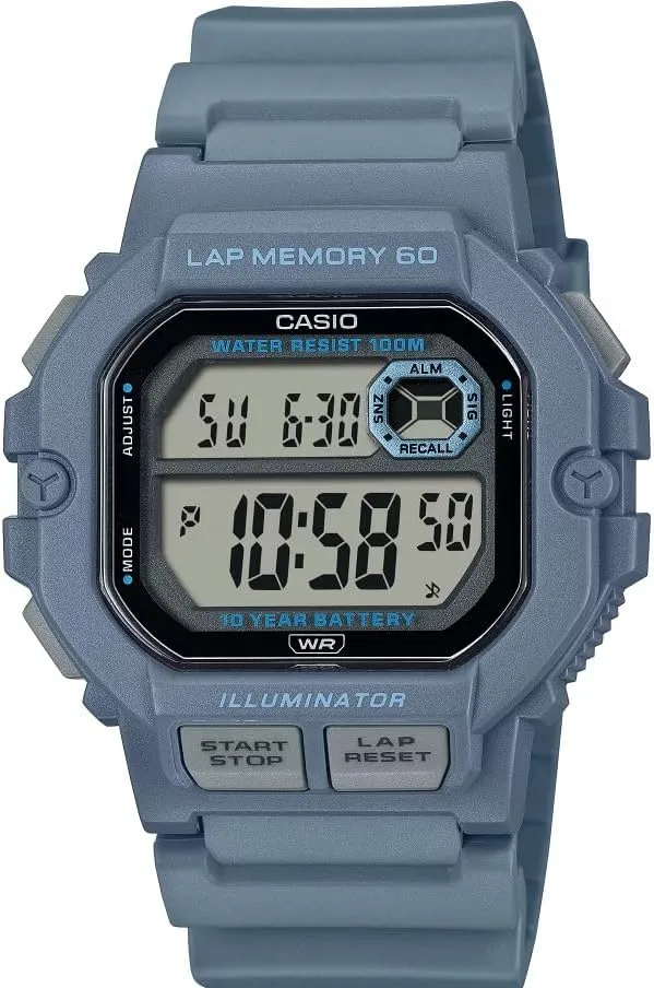 | Black | concentric Lap Memory 60 Casio WS-1400H Series 