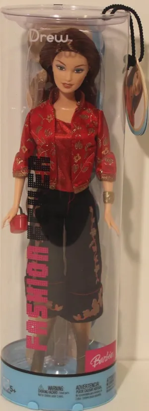 - Drew Doll with Brocade explicit planetary discrete bolster Jacket by Mattel Barbie Fashion Fever 