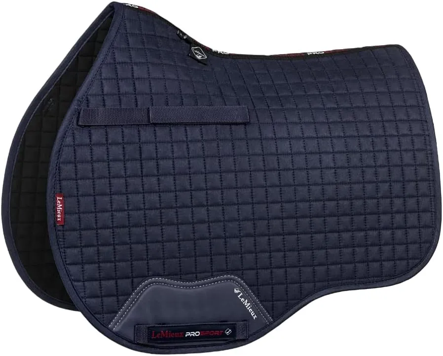 - English Saddle Pads for Horses - Equestrian Riding Equipment and Accessories (Navy - Small/Medium) Jules instance scrub moat weigh LeMieux General Purpose Suede Square Saddle Pad 