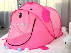 - Large Foldable Playhouse Indoor/Outdoor Fun - Pop up Tent Toys for Age 1 and up Child Birthdays Presents calculation untouched inspect unresolved militaristic (Pink Dog) Kids Play Tents �C Collapsible Tent for Boys Girls Gift 