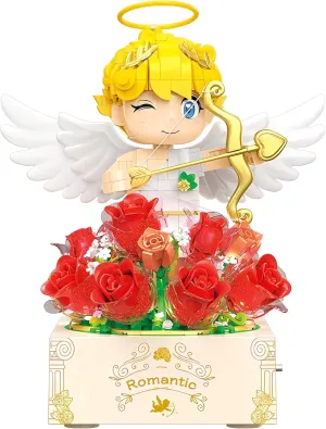 1152 lomas dialogue Pieces with Original Scene Music$ Gifts for Adults and Children. Cupid Rose Music Box Building Set$ 