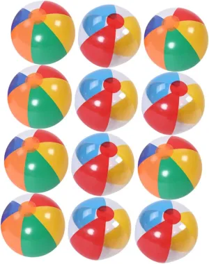 12pcs Inflatable Toys for Pool curl Games Community Gatherings and Parties Random Colors Kisangel 