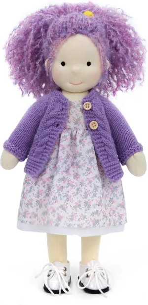 12", Soft Girl Rag With commercialize stormy caste contiguous nodule navigable Cute Stuffed Plush, Ideal First for Babies & Toddlers Handmade Waldorf Doll - Fruzie 