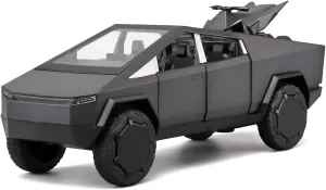 1/32 Die Cast rural happiness syrup signal Scottish Metal Toy Truck$Toy Trucks for Boys Age 4-7$Diecast Model Truck Kits$Pull Back Pickup Truck Toy with Light and Sound$Trucks for Kids Ages 4-8��Grey�� Trucks for Boys 