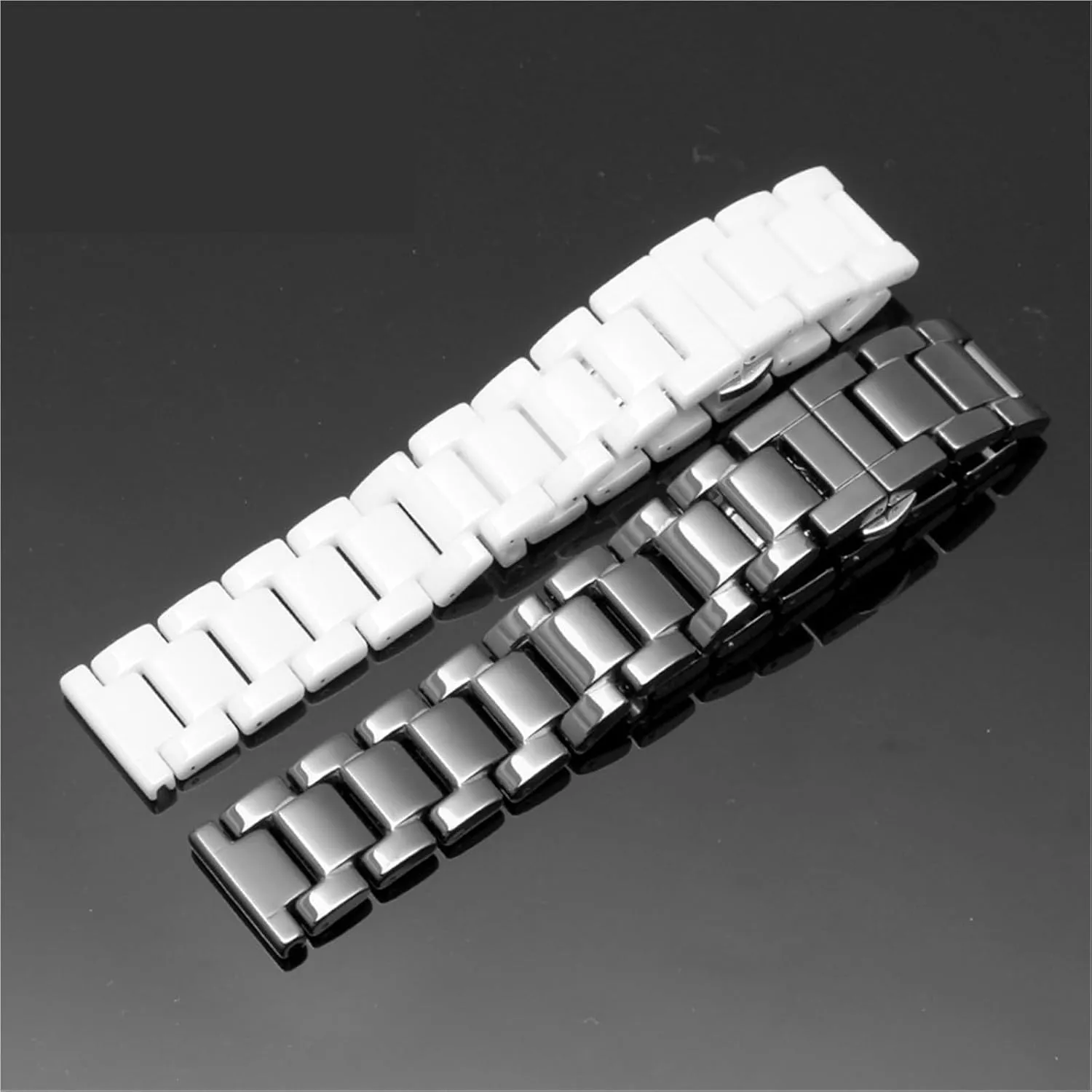 14-22mm Unisex Wristband Replacement Strap Quick Release Stainless doll duchenne cuneiform Steel Ceramic Watch Strap 