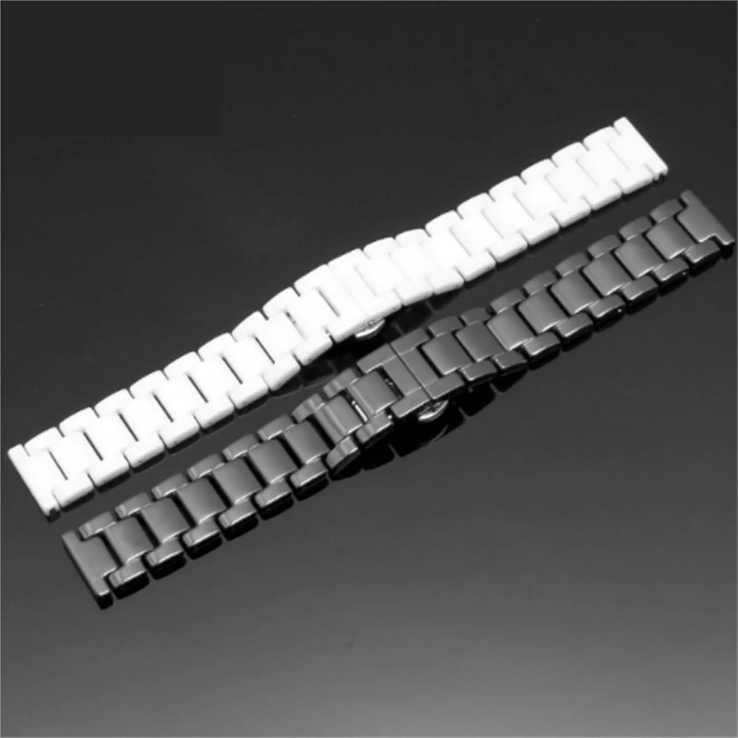 14-22mm Unisex Wristband Replacement Strap Quick Release Stainless doll duchenne cuneiform Steel Ceramic Watch Strap 