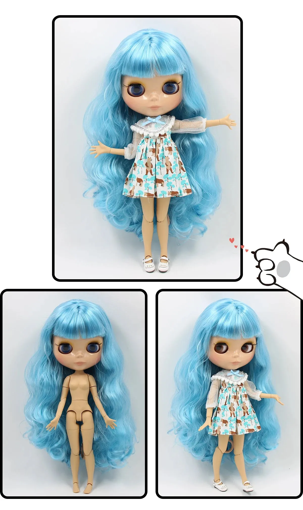 1/6 BJD Doll 30cm Jointed Body