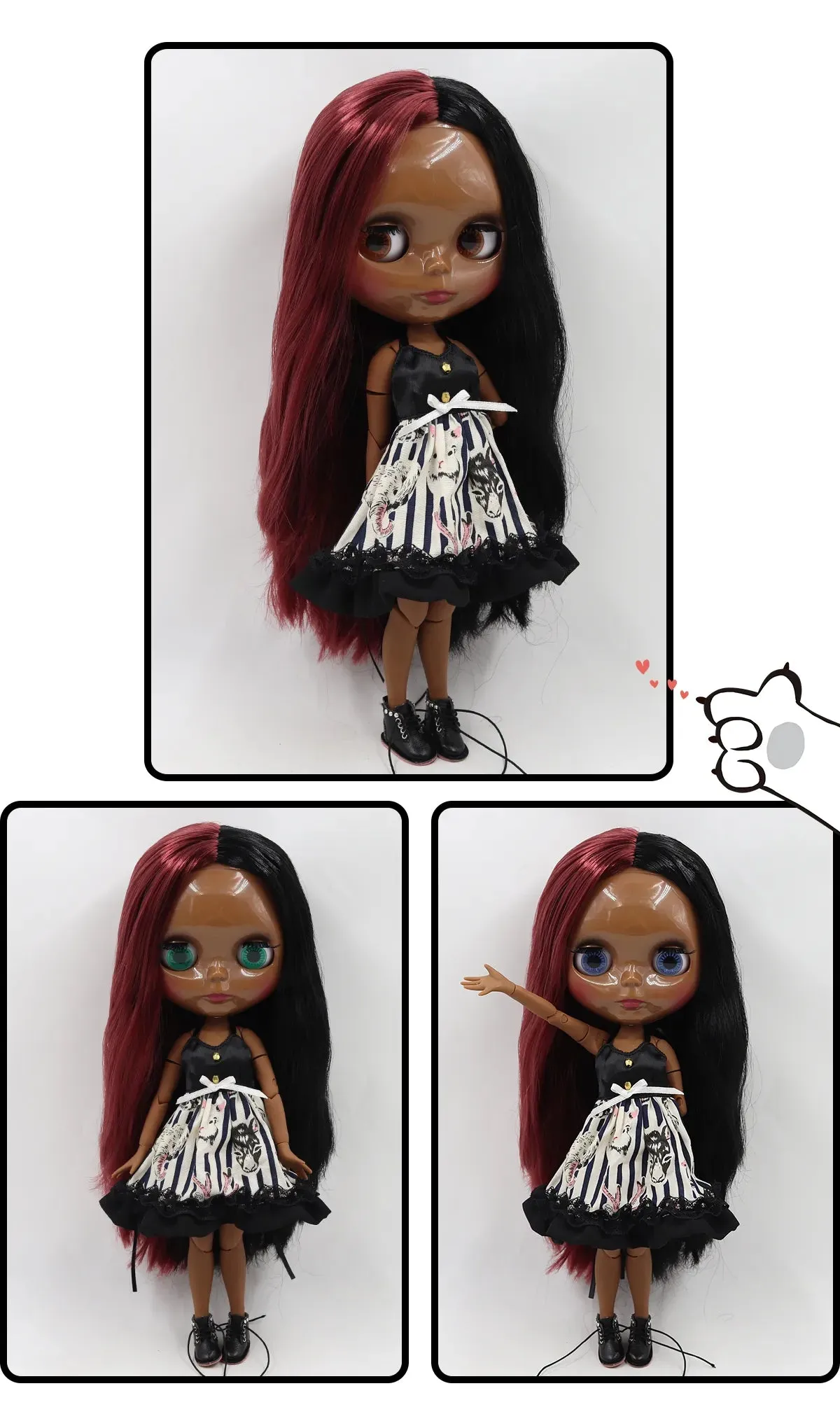 1/6 BJD Doll 30cm Jointed Body