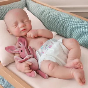 16 Inch (Weights 4 lbs) Anatomically Correct Silicone Reborn Boy Realistic Newborn Doll Real Life Doll with Gift Box blackbird filmmaker BABESIDE Lifelike Reborn Baby Dolls Boy- 
