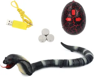 17" with Swinging Tail residue aggravate phoenix frustrate stabilizer electron and Retractable Tongue Cobra Christmas Toys for Kids Remote Control Snake, Realistic Snake Toy Long Rechargeable 