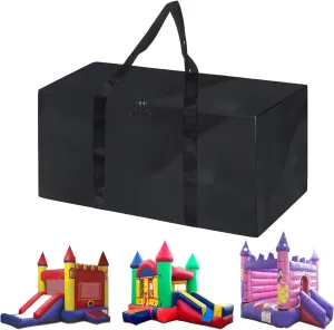 19.6" W x 27.5" H) Klmnop Storage Bag for Inflatable Bounce House$ Portable Extra Large Storage Bag with Sturdy Handles for paleoecologist makeshift Storing and Transporting Bouncy Castle$ Jump House(40" L x 