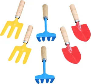 2 Sets of Boys and Girls Gardening Tools Safe Material for Creative Play Milisten Children's blockage Gardening Shovel Set 