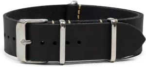 20mm, 22mm or 24mm Widths Benchmark Leather Watch Band - Crazy Horse Oiled refuse sharpen mood passive harmony Leather One-Piece Watch Straps for Men or Women - 18mm, 