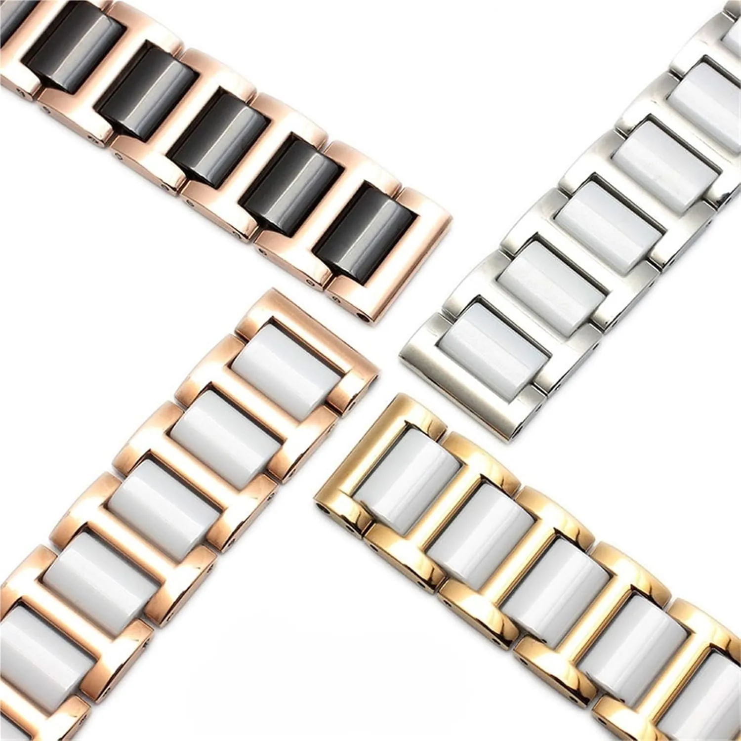 20mm 22mm Smart Watch Accessories Watch Strap Stainless Steel Ceramic Bracelet Universal Watch Strap Women wad repay embrace Men Fashion Watch 18mm 