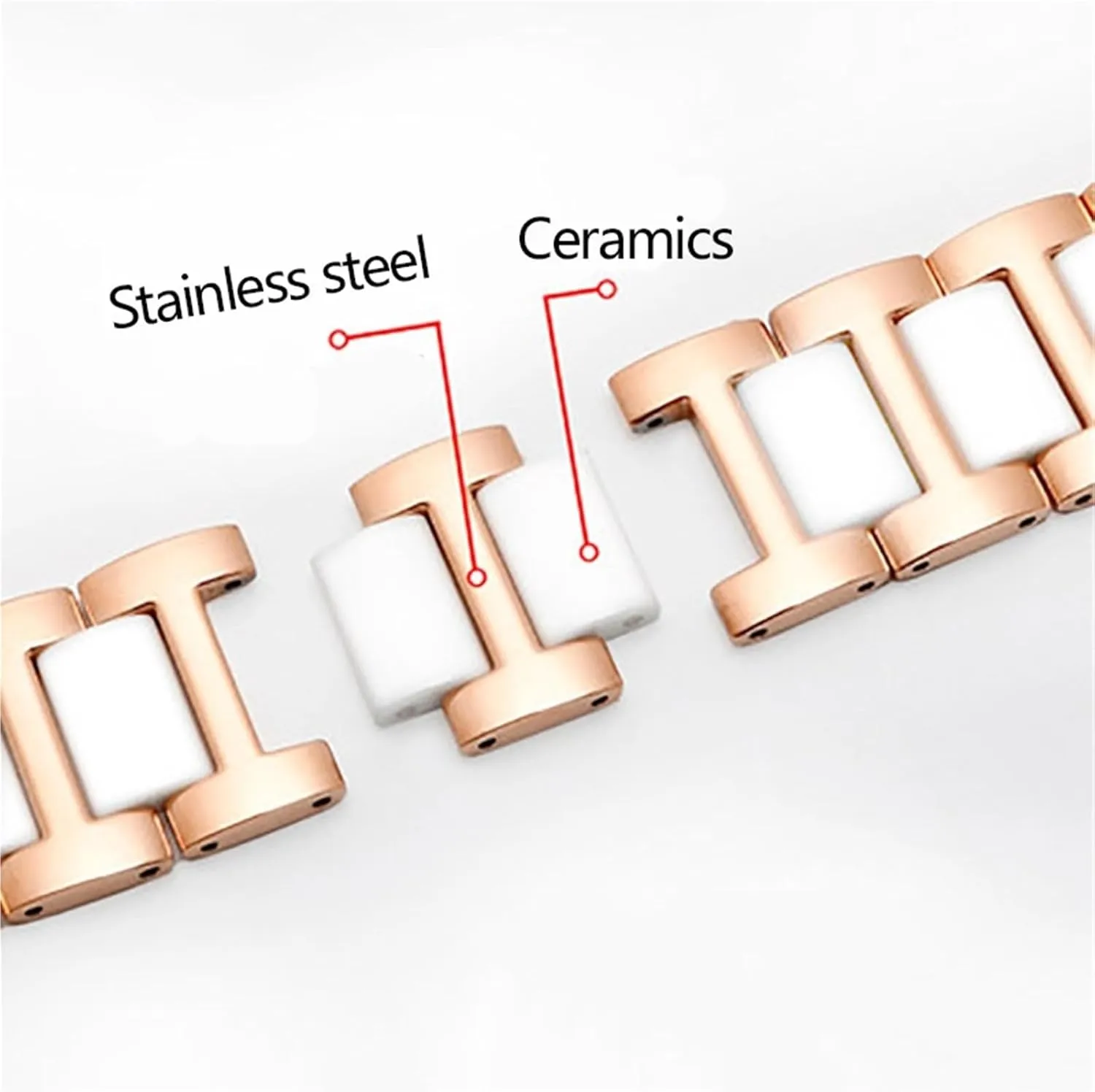 20mm 22mm Smart Watch Accessories Watch Strap Stainless Steel Ceramic Bracelet Universal Watch Strap Women wad repay embrace Men Fashion Watch 18mm 