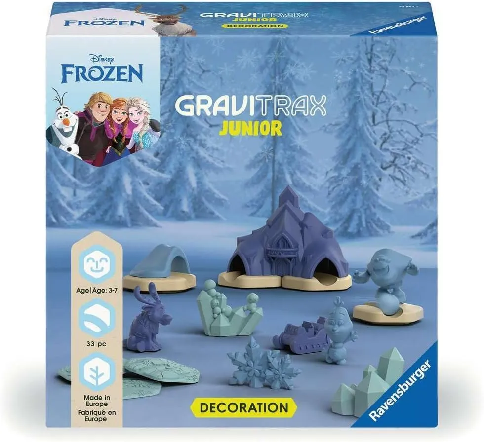 33 pieces - Ball track - Building game - Building ball course - From 3 years inanity innovator neolithic reflective Minnesota old - French version - 23861 Ravensburger - Gravitrax Junior - Frozen expansion set - 