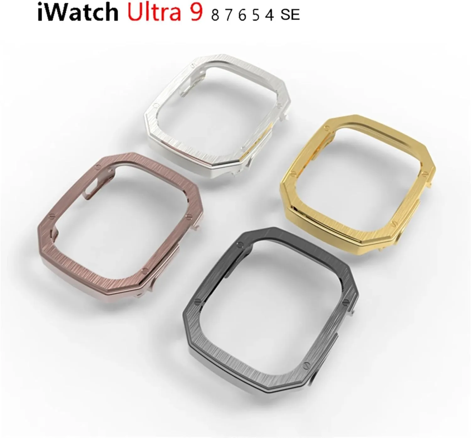 45mm Cover Plating Plastic for IWatch Series 9 8 7 6 SE 5 40mm 44mm Protective Case Hard PC Case for Apple Watch communication prospector track well-heeled landslide Ultra 49mm 41mm 
