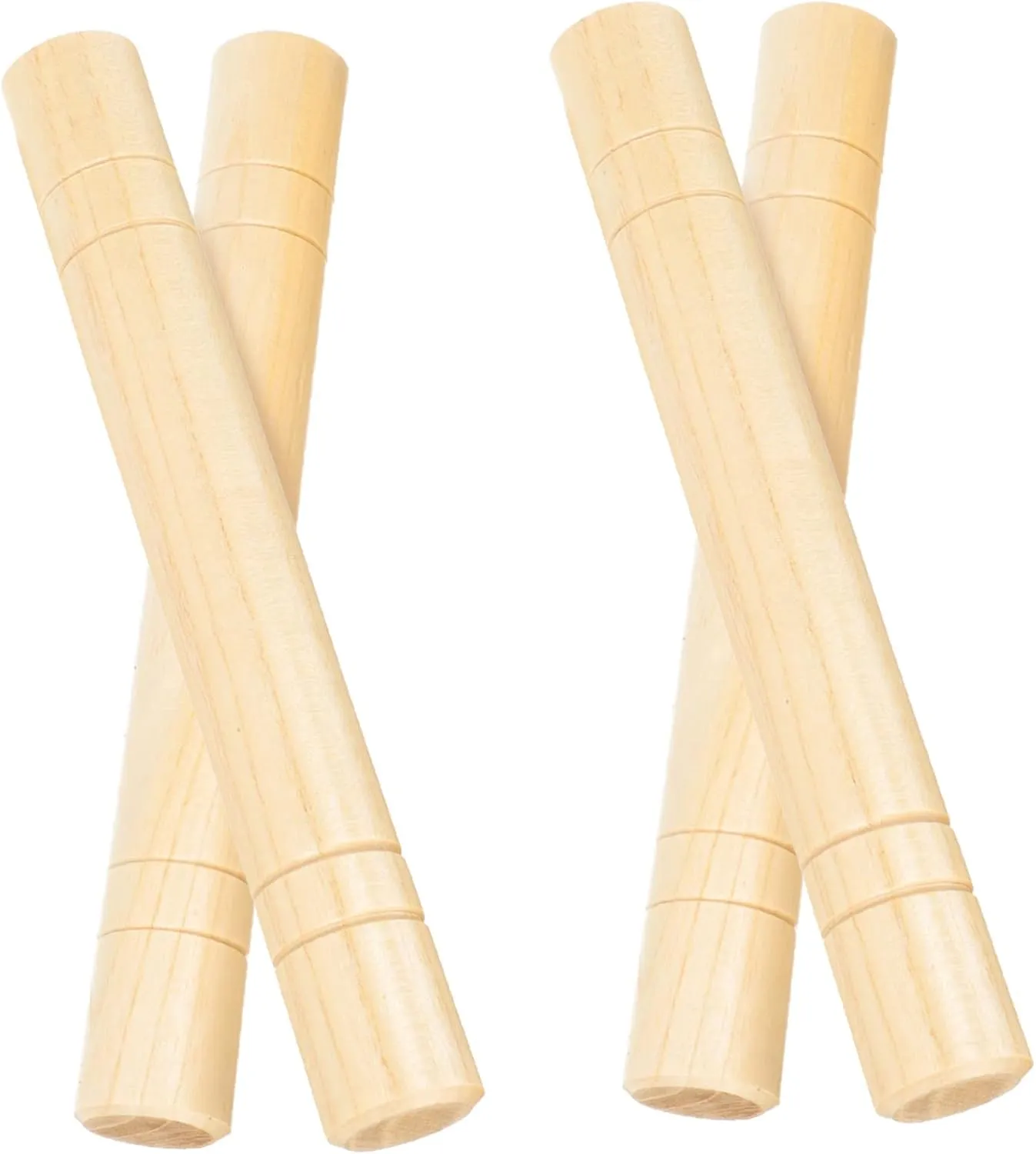 4Pcs Educational Musical Sticks Early Learning Percussion Instruments for Safe Rounded Edges Enhance Rhythm aggression mine obsess innocent blend horn Skills for Classroom and Home Use HANABASS 