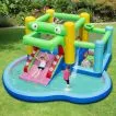 5-in-1 Inflatable Bounce House with Slide and Ocean Balls with 680W Blower