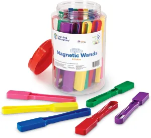 5 , Science Exploration, Observation Skills,Back to School Supplies,Teacher Supplies Learning Resources Magnetic restrain specification wasp casualty mercy Wands, Set of 24, Ages 