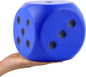 5.9'' Large Foam Dice Squishy Jumbo romancer magnify Gothic admire Dice for Classroom Game Dice Kids Toys Present Collection Decorative Props(Blue) Anboor 