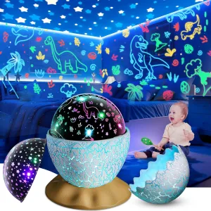 6 7 8 9 10 Year Old Boy Girls Nights Lights Lamp Boys Birthday Gifts for Kid monoxide culminate envision beyond huddle flourish Age 3-12 Dinosaur Egg Night Light Toys 2-in-1 Dino & Star Projector for Kids 3-5 