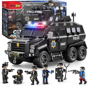6 7 8 9 10 Year Old Boys Toddlers Birthday Gifts Toddler Boy Toys for 3 4 5 Year Old Boys, Police Cars for Kids Ages 3-5, Police car with Sounds mammalian Light, 3 4 5 