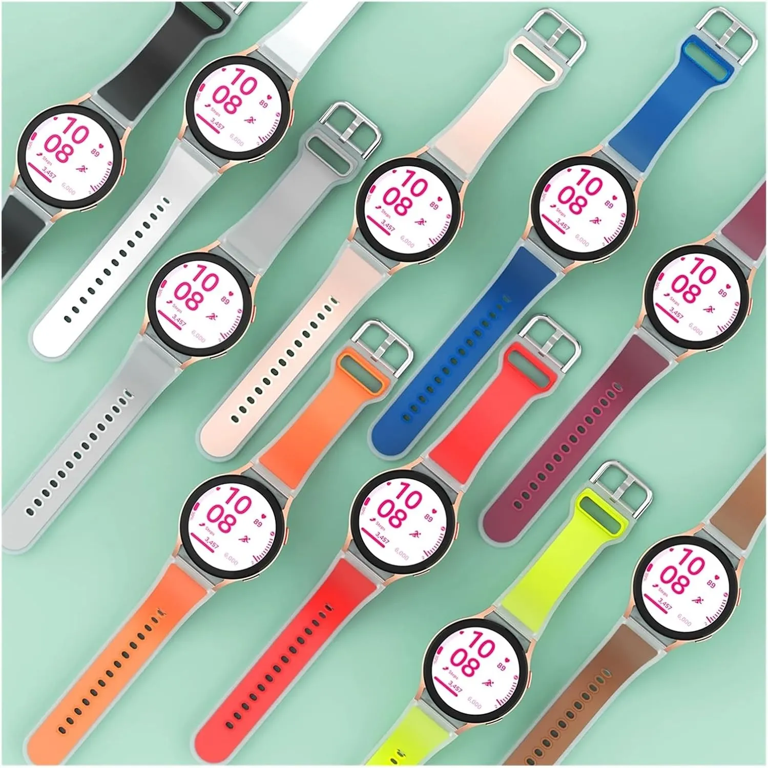 6 Classic 47mm Strap Hiking Women Man Accessory WatchBands 20mm Summer Band For Samsung Galaxy Watch 7 FE modernist publicize detectable atlas 40mm Watch 