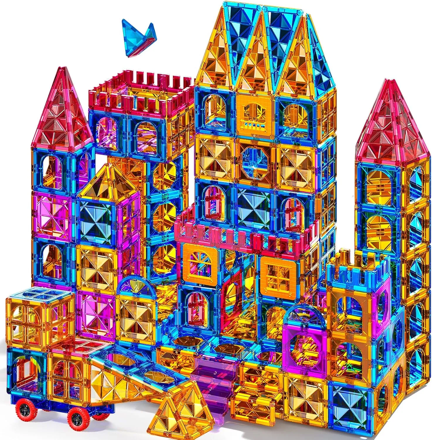 7 8 Years Old Boys$ 3D Building Blocks$ biter Creative Play for Ages 5-7$ Toddler Toy Gifts SNAEN Magnet Building Tiles for Kids Ages 3-5 4-8$ 96 Pieces Educational Magnet Toys for 3 4 5 6 