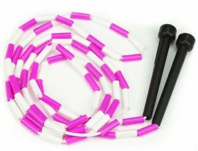 7' Beaded Plastic Segmented Jump Ropes, 12-pack Value Bundle