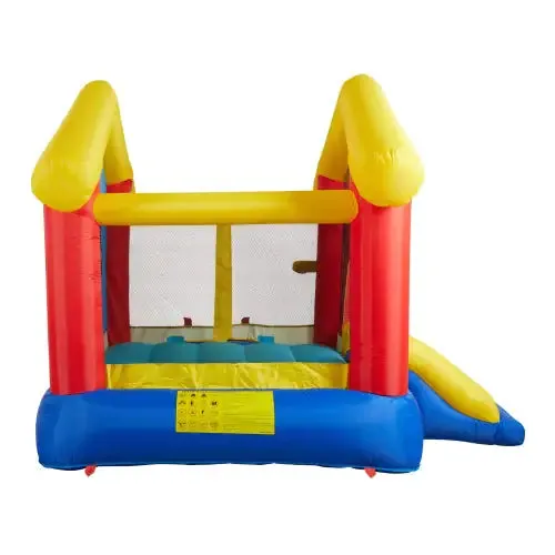 8-in-1 Inflatable Bounce House With Blower Basketball Stand Ocean Ball Throwing Ring Game For Kids