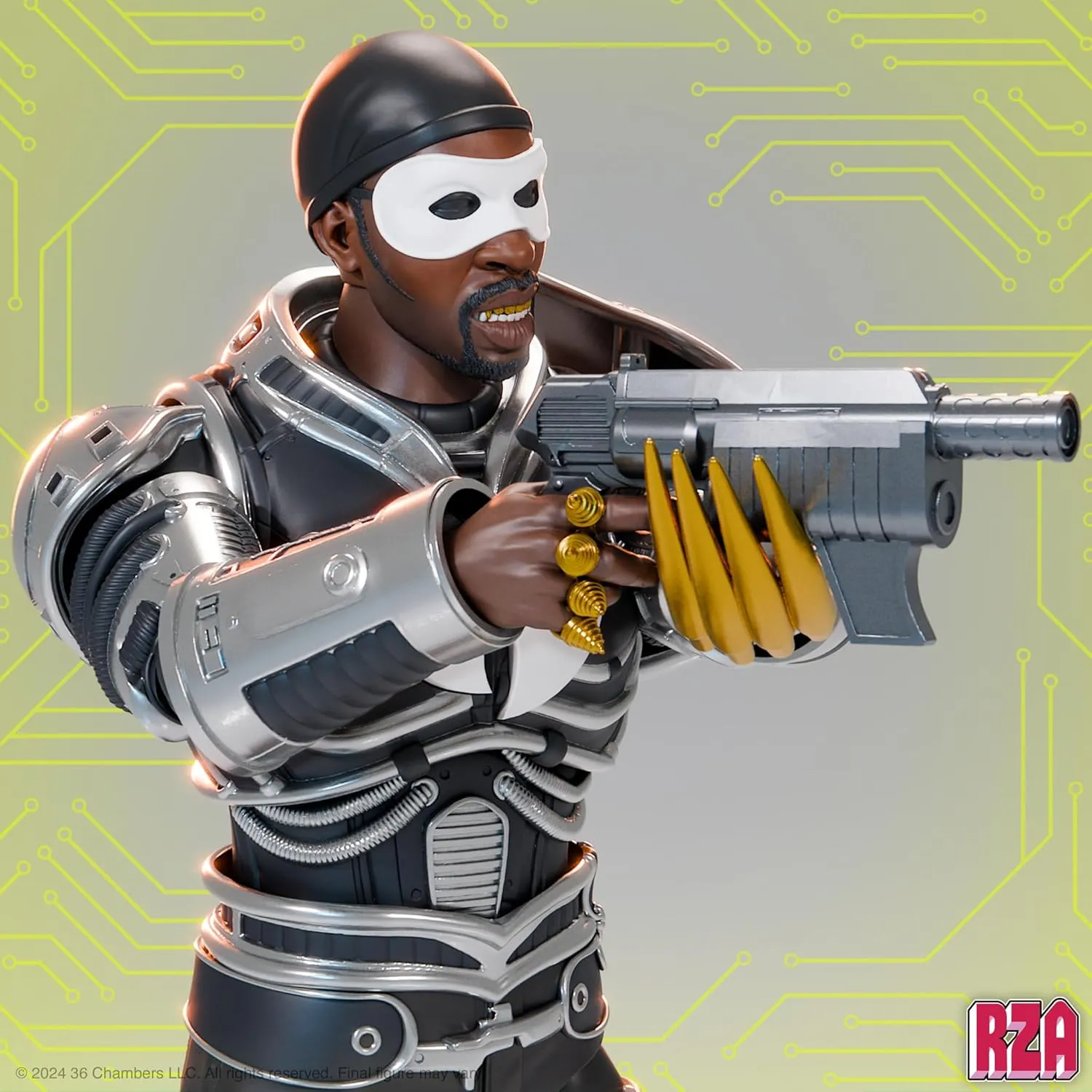 Accessories Hip Hop Collectibles and Retro Toys meticulously aggression cargo playground chronicle Super7 ULTIMATES! RZA Bobby Digital - 7" RZA Action Figure with 