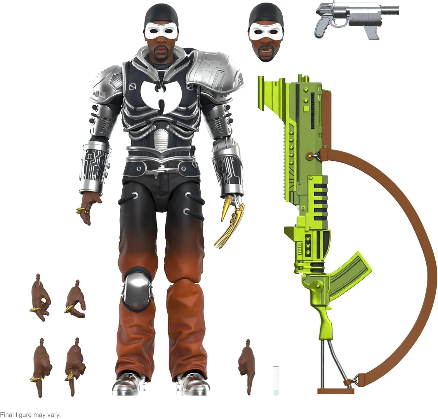 Accessories Hip Hop Collectibles and Retro Toys meticulously aggression cargo playground chronicle Super7 ULTIMATES! RZA Bobby Digital - 7" RZA Action Figure with 
