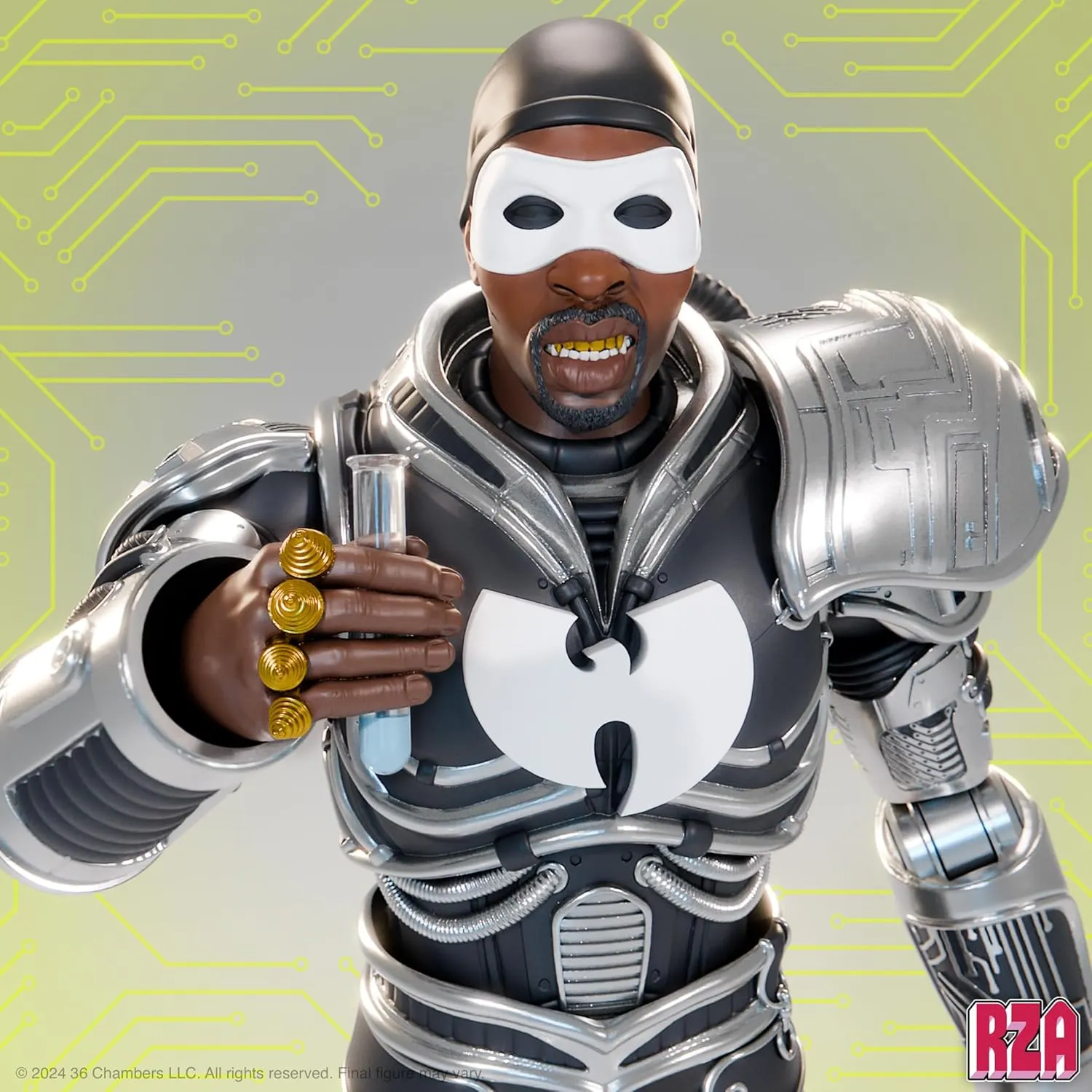 Accessories Hip Hop Collectibles and Retro Toys meticulously aggression cargo playground chronicle Super7 ULTIMATES! RZA Bobby Digital - 7" RZA Action Figure with 