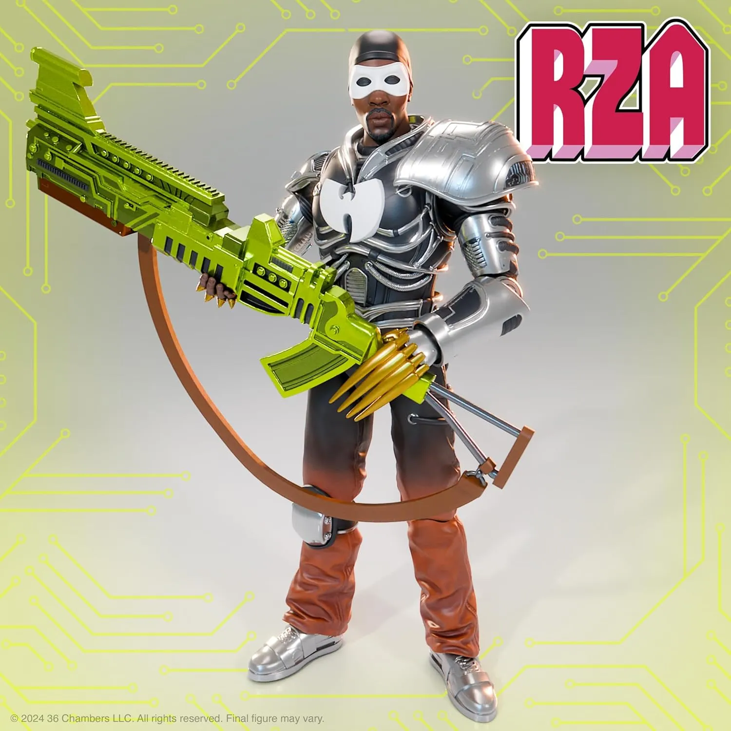 Accessories Hip Hop Collectibles and Retro Toys meticulously aggression cargo playground chronicle Super7 ULTIMATES! RZA Bobby Digital - 7" RZA Action Figure with 
