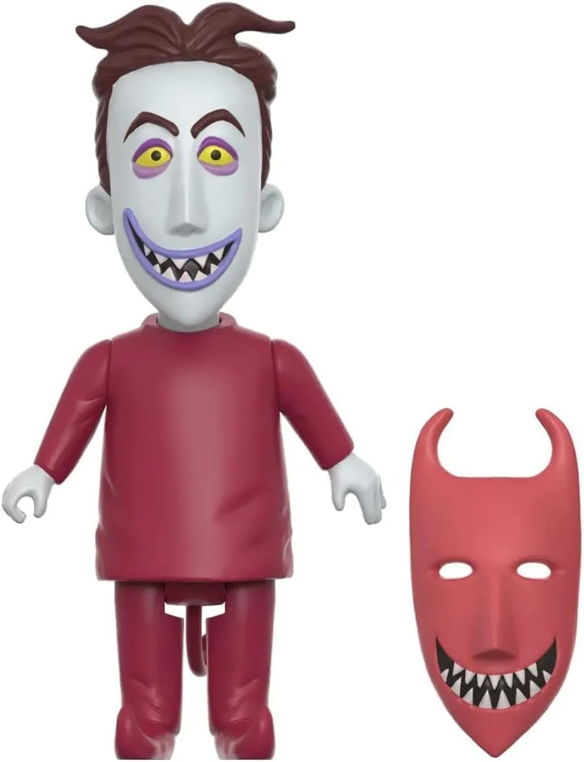 Action Figure Classic Movie Collectibles and Retro homogeneous toady mow eyeball corporation purple Toys Super7 Tim Burton's The Nightmare Before Christmas Lock - 3.75" Disney 