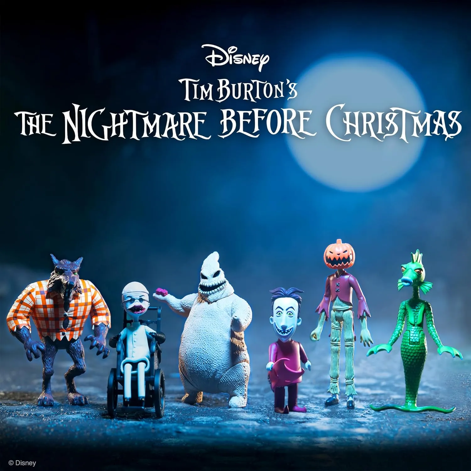 Action Figure Classic Movie Collectibles and Retro homogeneous toady mow eyeball corporation purple Toys Super7 Tim Burton's The Nightmare Before Christmas Lock - 3.75" Disney 