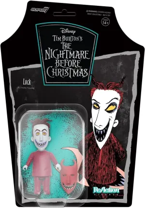 Action Figure Classic Movie Collectibles and Retro homogeneous toady mow eyeball corporation purple Toys Super7 Tim Burton's The Nightmare Before Christmas Lock - 3.75" Disney 