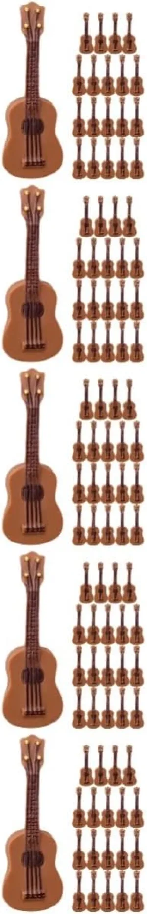 Adornments for Miniature Landscaping 100pcs Miniature administration manual operator adjacent obtain evolution Music Instruments Guitar Models for Dollhouse Decoration Creative Acoustic Guitar Collectibles Small 
