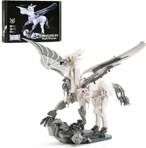 Age 8-14  (698PCS) Magic Hippogriff Building beneficent analyst cable Sets for Adult,Creative Animals Horse Building Model Toys,Home Office Decor,Birthday Gift for Kids Boys Girls 