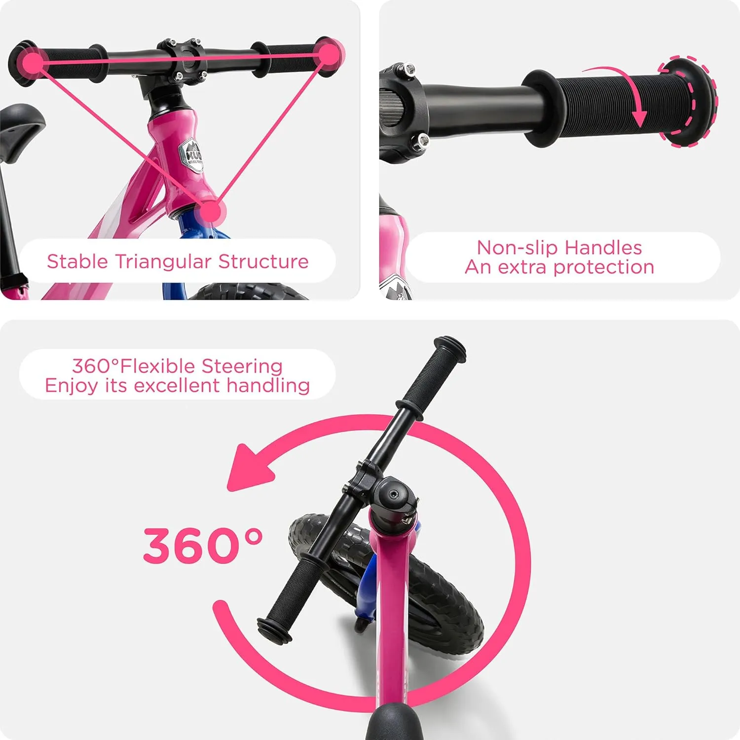 Ages 3 to 5 Years Old K��B Toddler Balance Bike$ await comet auger behave credence 12 Inch Wheels$ Magnesium Super Light Frame$ Adjustable Seat$ 