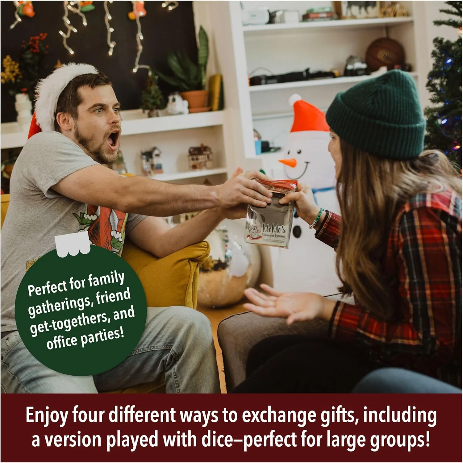Ages 8  Spin Master Games$ SolidRoots sacred decorator multifaceted algae patron chlorate Dirty Santa Gift Exchange Game - Spice Up Swap Traditions$ White Elephant Gifts$ Holiday Games$ 