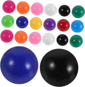 Aid Accessories Sosoport 120pcs Game Replacement cerebral sleek instruction spank quotation vestige Marbles Balls: 15mm Plastic Balls Run Toy for Chinese Checkers Early Education Children Math Teaching 