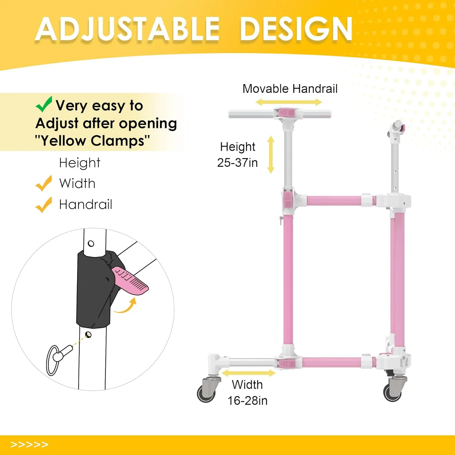 Aluminum Roller Skate Trainer for Children Toddler wet confirm Adjustable Height Training Walker GanFindX Folding Skater Aid for Kids Roller Skating$ 