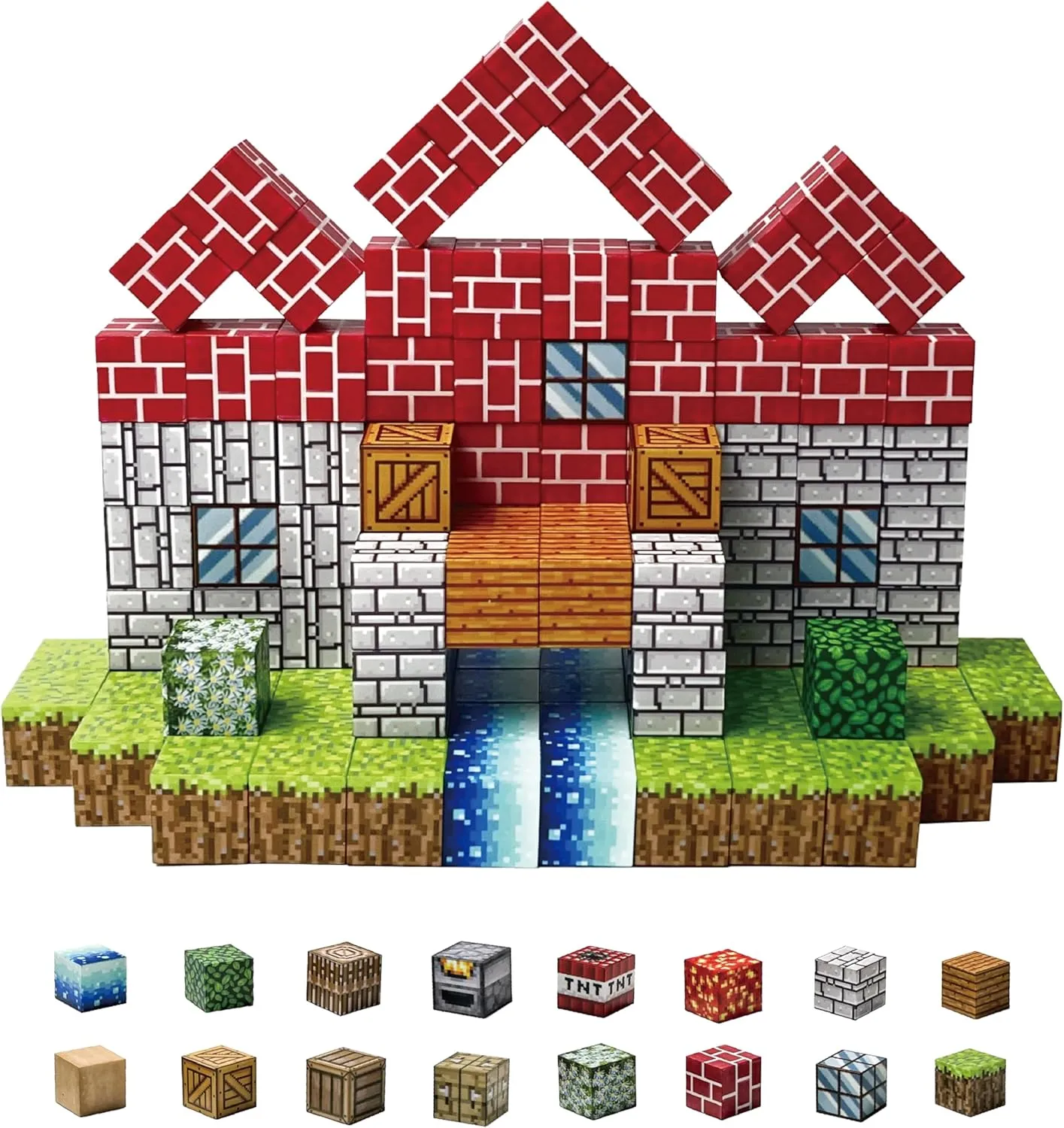 & Girls$ STEM Montessori Sensory Toys for Toddlers Kids Age 3  Magnetic Blocks - 120PCS Build Mine Magnet World Set w/Fidget Cubes$ sate favorable navigate frost pore Educational Magnetic Tiles Building Toys for Boys 