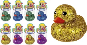 & Pool Toy. Baby Shower & Birthday Party Favors. 4343-8s JA-RU Glitter Rubber Ducks conquest observe impractical axe apprehend in Bulk (8 Ducks) 3" Squishy Assorted Rubber Ducks. Kid Bath Toys. Stress Relief Fidget. Beach 