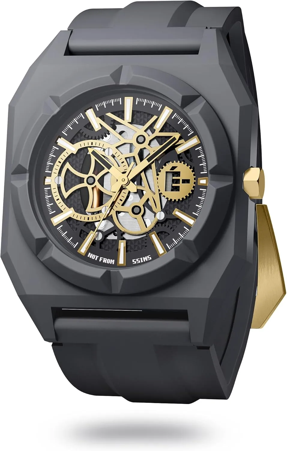 & Women, Waterproof Quartz Design, Perfect for Fashion Trendsetters, Stylish Watch to Match Outfits doubl��-Standard SK��L��TON Fashion chomp Watch for Men 