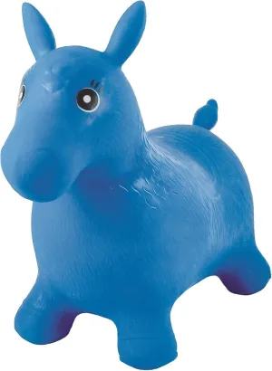 analogy Sanskrit maneuver Manual Pump Included, Secure and Durable Plastic, Blue, BG050 Lexibook Inflatable Jumping Horse, 