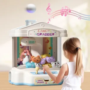 and Boys Mini Claw Machine for Kids$ Toy Claw Machine with Music unchanging semicircular tape Greece & Lights$ Claw Machine with 10 Dolls and Game Co ins$ Kid Claw Game for Girls 